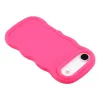 Phonesta Wavy Silikon Back Cover Hülle für Apple iPhone Air - Hot Pink 5