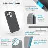 Speck Presidio2 Grip Back Cover Hülle für Apple iPhone 15 Pro - Grau 10