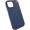 Speck Presidio2 Pro Back Cover Hülle mit MagSafe für Apple iPhone 17e/16e/15/14/13 - Blau/Silber
