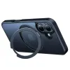 Torras Ostand Pro Back Cover Hülle mit MagSafe für Apple iPhone 16 Plus - Schwarz 1