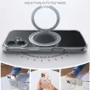 Torras Ostand Pro Back Cover Hülle mit MagSafe für Apple iPhone 16 - Transparent 4