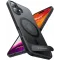 Torras Pstand Back Cover Hülle mit MagSafe für Apple iPhone 16 Plus - Schwarz