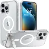 Torras Pstand Back Cover Hülle mit MagSafe für Apple iPhone 16 Pro - Transparent 0