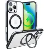Torras Ostand R Fusion Back Cover Hülle mit MagSafe für Apple iPhone 16 Pro Max - Schwarz 0