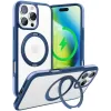 Torras Ostand R Fusion Back Cover Hülle mit MagSafe für Apple iPhone 16 Pro Max - Dunkelblau 0