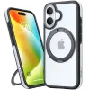 Torras Ostand R Fusion Back Cover Hülle mit MagSafe für Apple iPhone 16 Plus - Schwarz 2