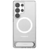 Torras Pstand Back Cover Hülle mit MagSafe für Samsung Galaxy S25 Ultra - Transparent 1
