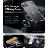 Torras Ostand Spin Back Cover Hülle mit MagSafe für Apple iPhone 17e/16e - Transparent 6