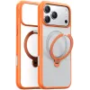 Torras Ostand Spin Back Cover Hülle mit MagSafe für Apple iPhone 17 Pro Max - Orange 0