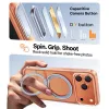 Torras Ostand Pro Back Cover Hülle mit MagSafe für Apple iPhone 17 Pro - Transparent 4