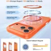 Torras Ostand Pro Back Cover Hülle mit MagSafe für Apple iPhone 17 Pro Max - Orange 6
