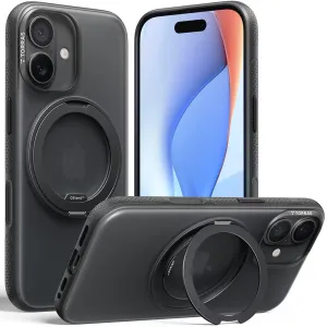 Torras Ostand R Fitness Back Cover Hülle mit MagSafe für Apple iPhone 17 - Schwarz