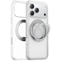 Torras Ostand R Fitness Back Cover Hülle mit MagSafe für Apple iPhone 17 Pro Max - Transparent