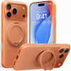 Torras Ostand R Fitness Back Cover Hülle mit MagSafe für Apple iPhone 17 Pro Max - Orange 0