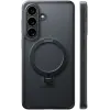 Torras Ostand Spin Back Cover Hülle mit MagSafe für Samsung Galaxy S26 Plus - Schwarz 0