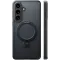Torras Ostand Spin Back Cover Hülle mit MagSafe für Samsung Galaxy S26 Plus - Schwarz