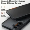 Torras Ostand Spin Back Cover Hülle mit MagSafe für Samsung Galaxy S26 Plus - Schwarz 3