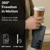 Torras Ostand Spin Back Cover Hülle mit MagSafe für Samsung Galaxy S26 Ultra - Transparent 4