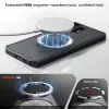 Torras Ostand Spin Back Cover Hülle mit MagSafe für Samsung Galaxy S26 Ultra - Transparent 5