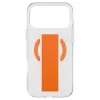 UNIQ Heldro Air MagClick MagSafe Back Cover Hülle für Apple iPhone 17 Pro - Transparent/Orange 2