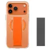 UNIQ Heldro Air MagClick MagSafe Back Cover Hülle für Apple iPhone 17 Pro Max - Transparent/Orange 3